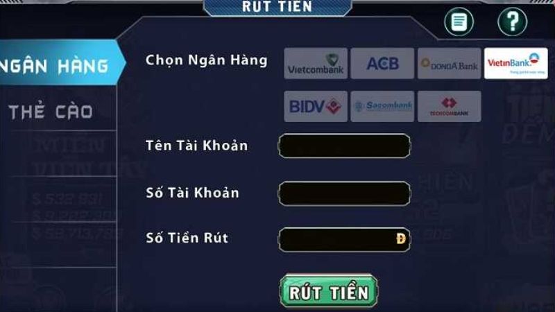 Hướng dẫn nhận thưởng qua ngân hàng 